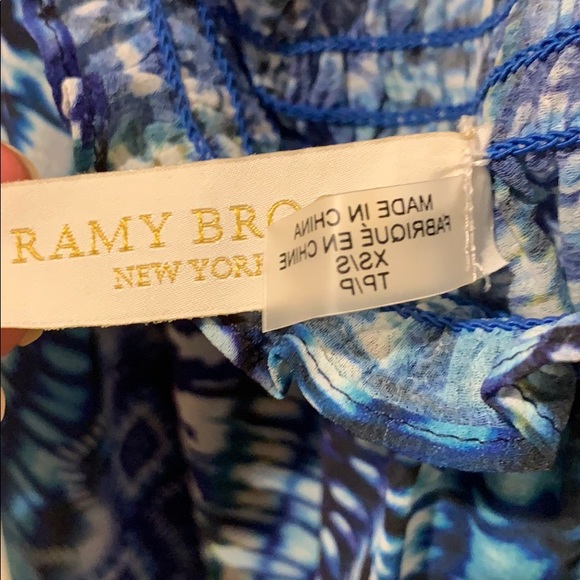 ramy brook elastic waist strapless dress - Picture 2 of 2